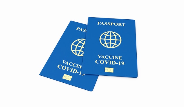 Group of Coronavirus vaccination document Covid19 Passports