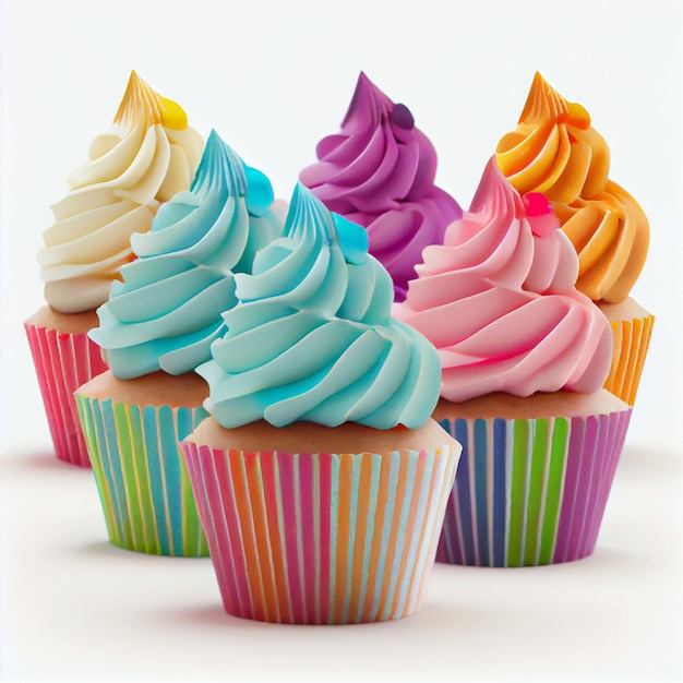 A group of cupcakes with different colors and the words " sweet " on the top.