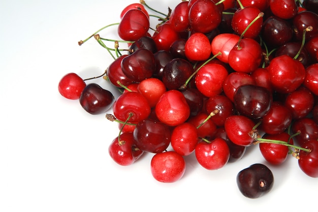 group of fresh cherries