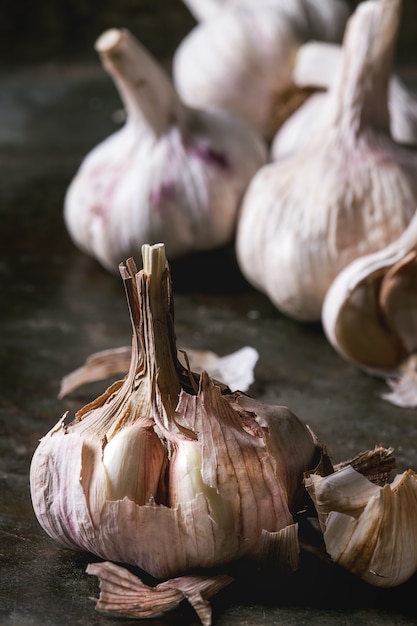 Group of garlic