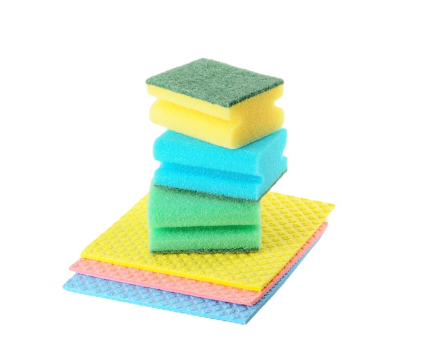 Group of kitchen sponges