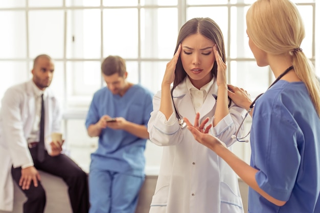 Group of medical doctors