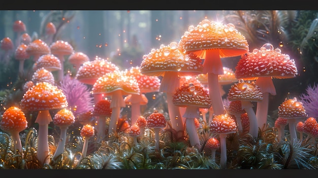 a group of mushrooms are shown in a picture with the word mushroom on the bottom