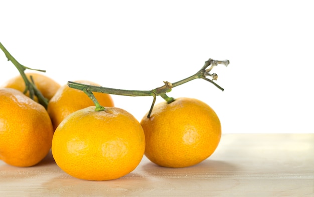 group of orange isolated on white background