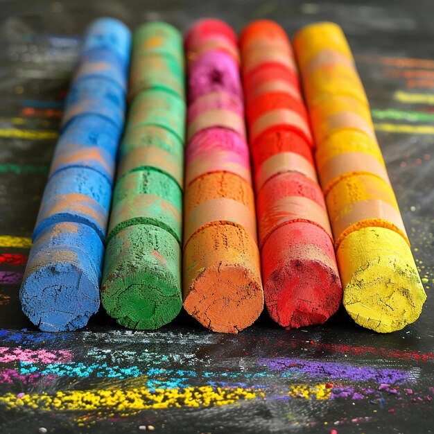 Photo a group of pencils with the word  crayola  written on them