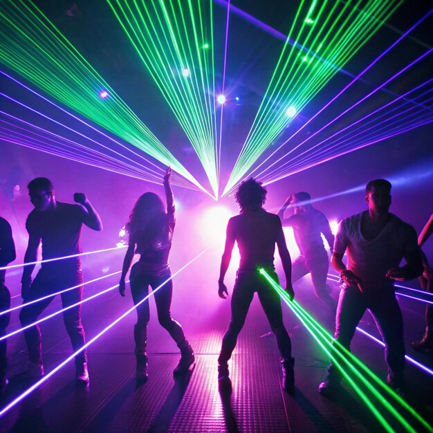 a group of people are dancing in a dance studio