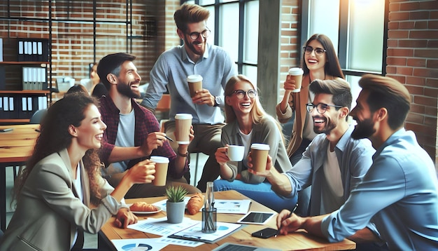 a group of people are having a meal and drinking