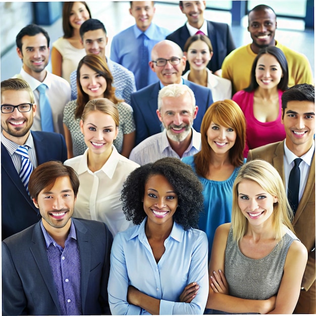 a group of people are posing for a photo in front of a laptop