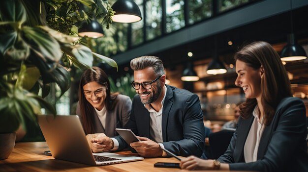 Group people on business meeting discuss a new investment plans