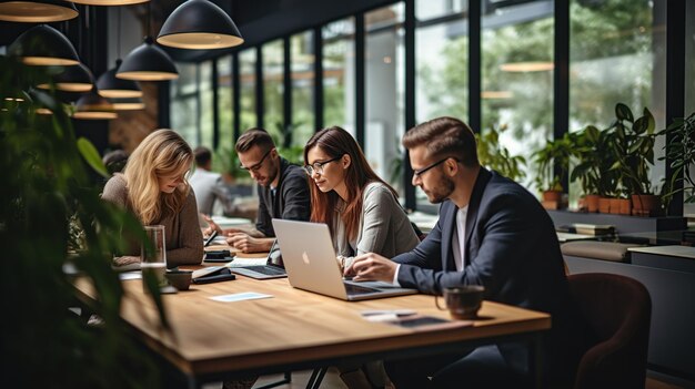 Group people on business meeting discuss a new investment plans