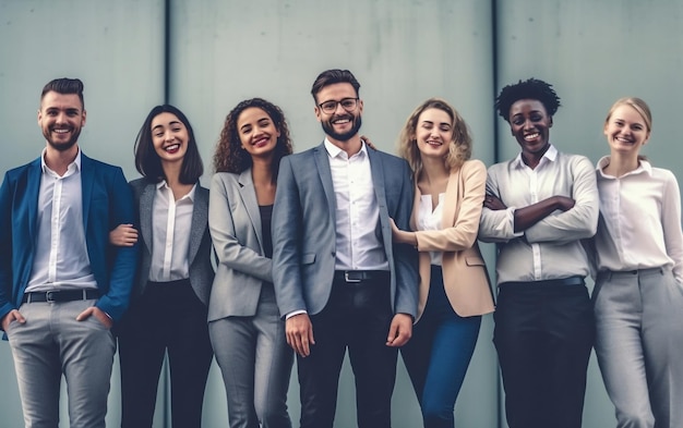 Group of People Standing Together