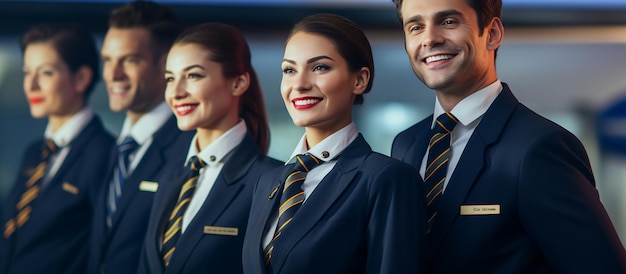 a group of people wearing suits with the name quot on the side quot