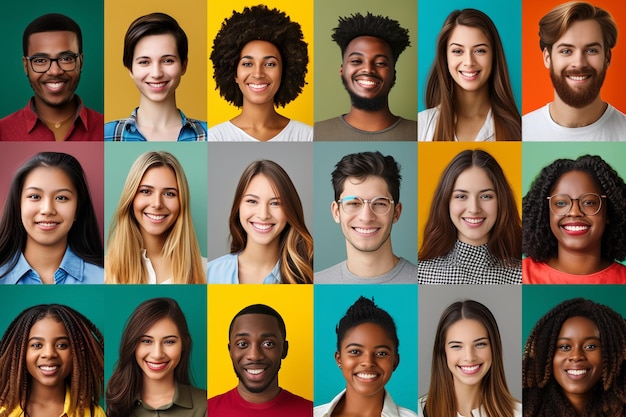 A group of people with different hair colors