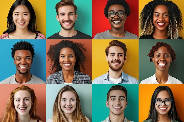 A group of people with different hair colors