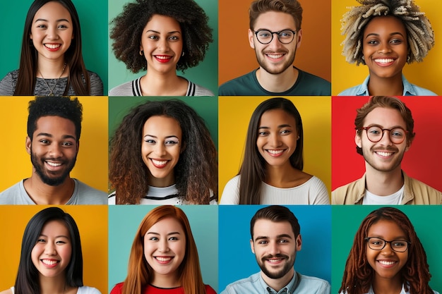 A group of people with different hair colors