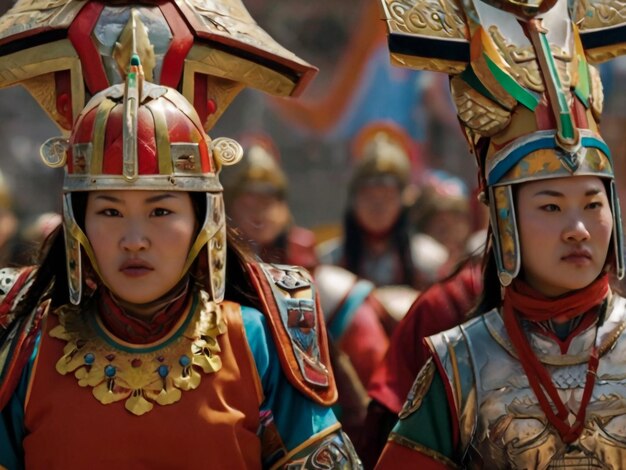 a group of people with helmets that say quot the word quot on the front