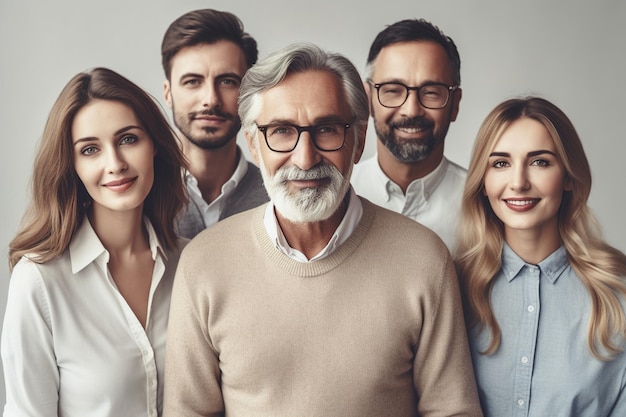 A group of people with the word'a'on the front