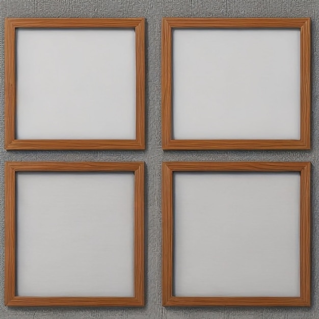 A group of picture frames hanging on the wall