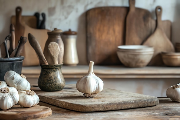 a group of pottery including one that has a white pot on it