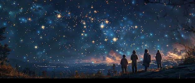 Group of Strangers Make Wishes on a Rare Celestial Event