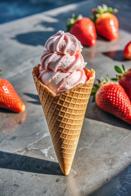 a group of strawberries are on a table with strawberries