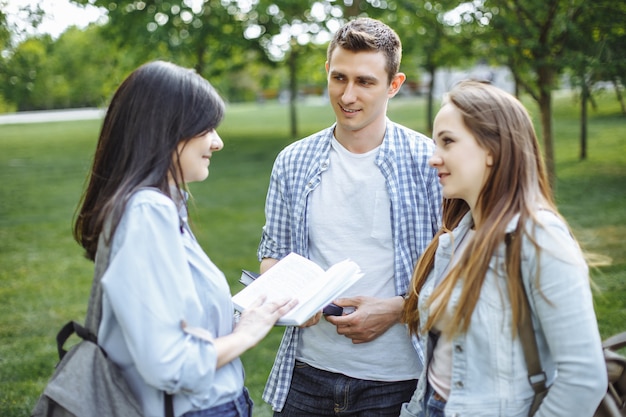 Group of students at the park