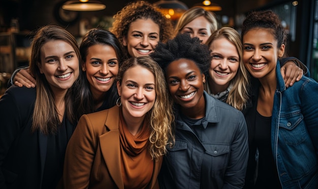 Group of Women Standing Together