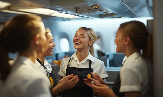 Photo a group of women in uniform with a folder that says  air force