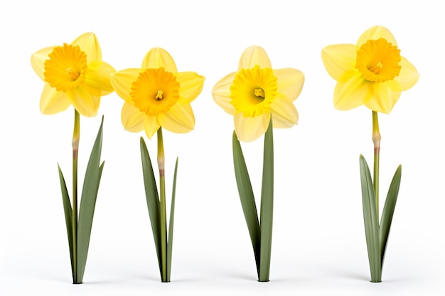 a group of yellow flowers with green leaves