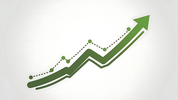 Photo grow up arrow graph chart