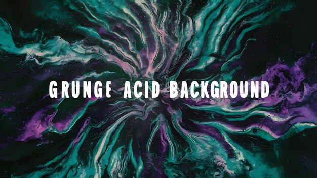 Photo grunge acid background