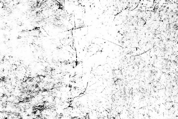 Photo grunge background of black and white abstract illustration texture of cracks chips dot isolated on transparent background png file