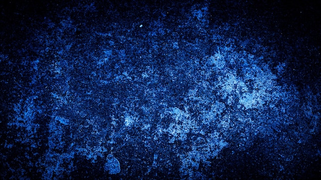 Grunge background of blue wall abstract background