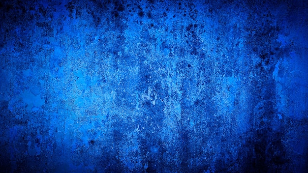 grunge background of blue wall color