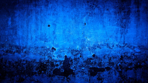 grunge background of blue wall color