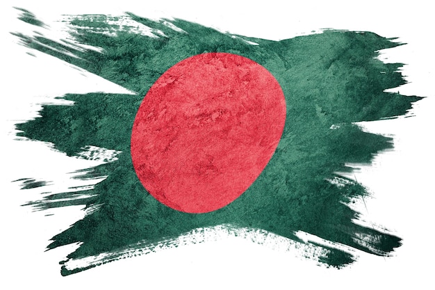 Grunge Bangladesh flag. Bangladesh Brush stroke.