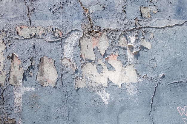 Grunge Blue concrete wall background texture