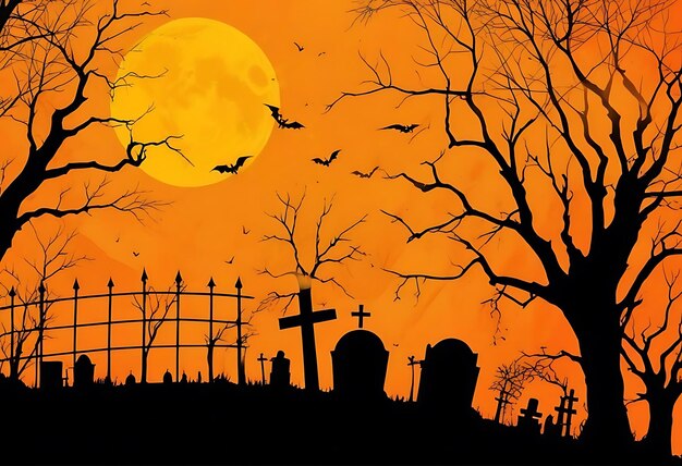 Photo grunge halloween background design 1