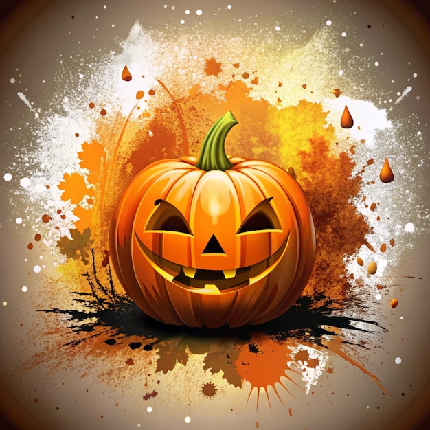 Photo grunge halloween background design