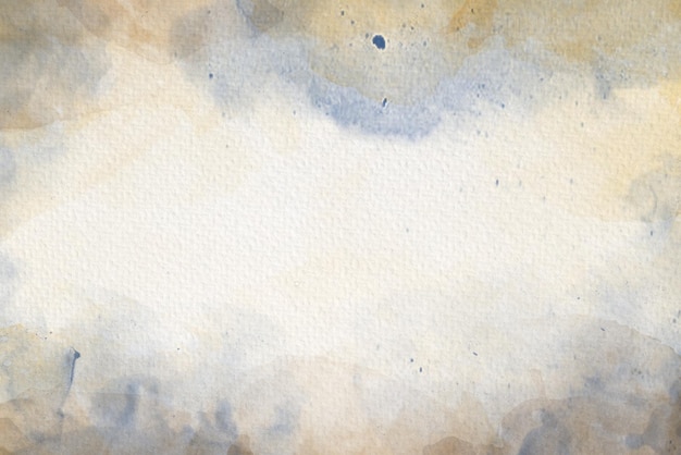 Grunge old paper watercolor painted premium background