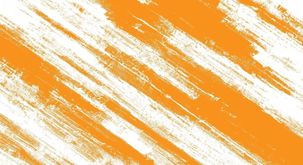 Grunge Orange Splatter on White Background