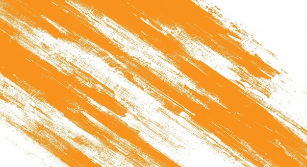 Grunge Orange Texture on White Background