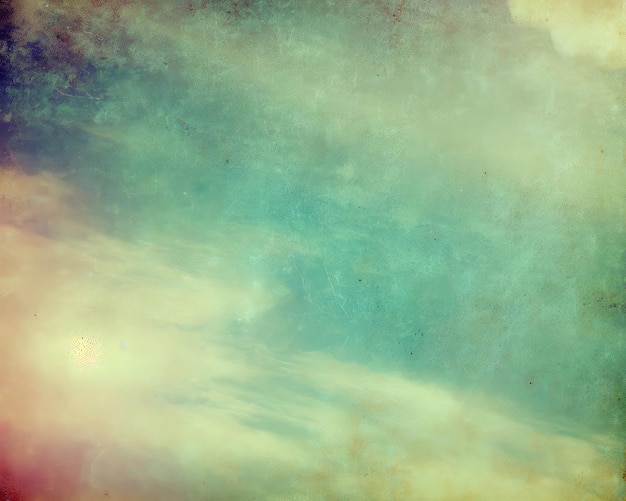 Grunge retro sky background