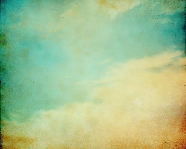 Grunge retro sky background