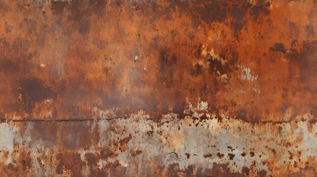 Photo grunge rusted metal texture rust and oxidized metal background ai generative