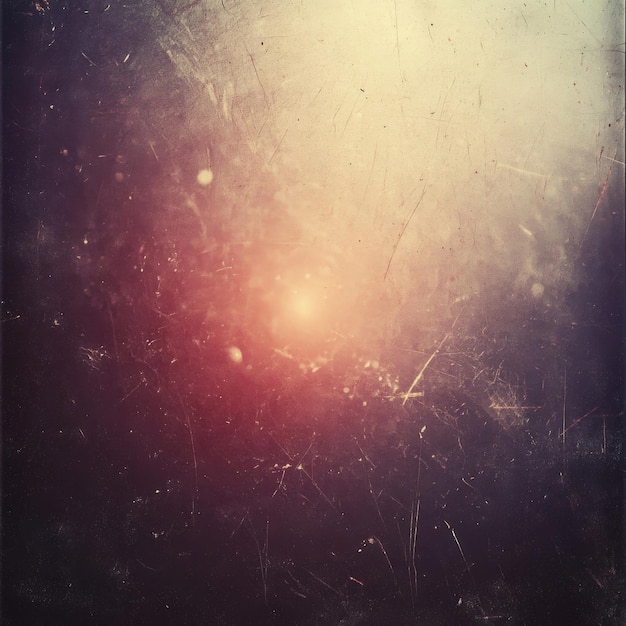 Grunge Texture with Scratches and Light Leak