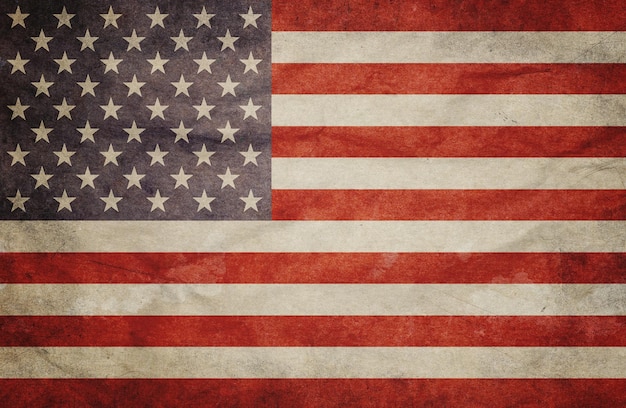 Grunge USA Flag