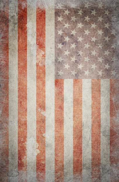 Grunge USA Flag