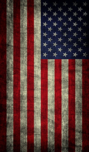 Grunge USA Flag