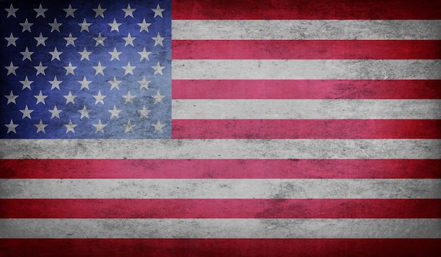 Grunge USA Flag